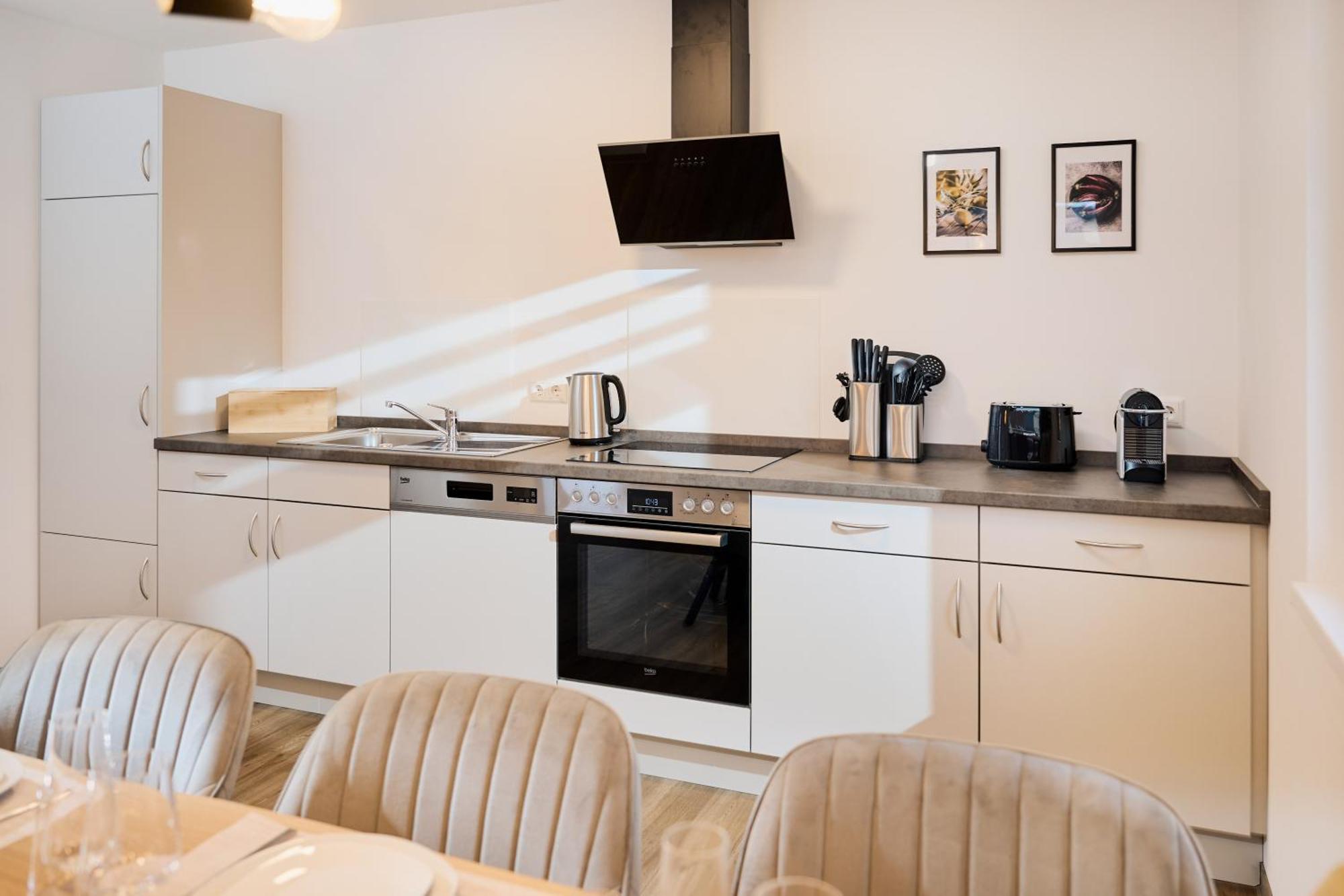 Moderne Apartments Mit Highspeed-Wlan Und Gratis-Tiefgarage Ihr Perfekter Rueckzugsort Nahe Dem Zentrum Und Der Therme I Barrierearm Bad Kissingen Exterior foto