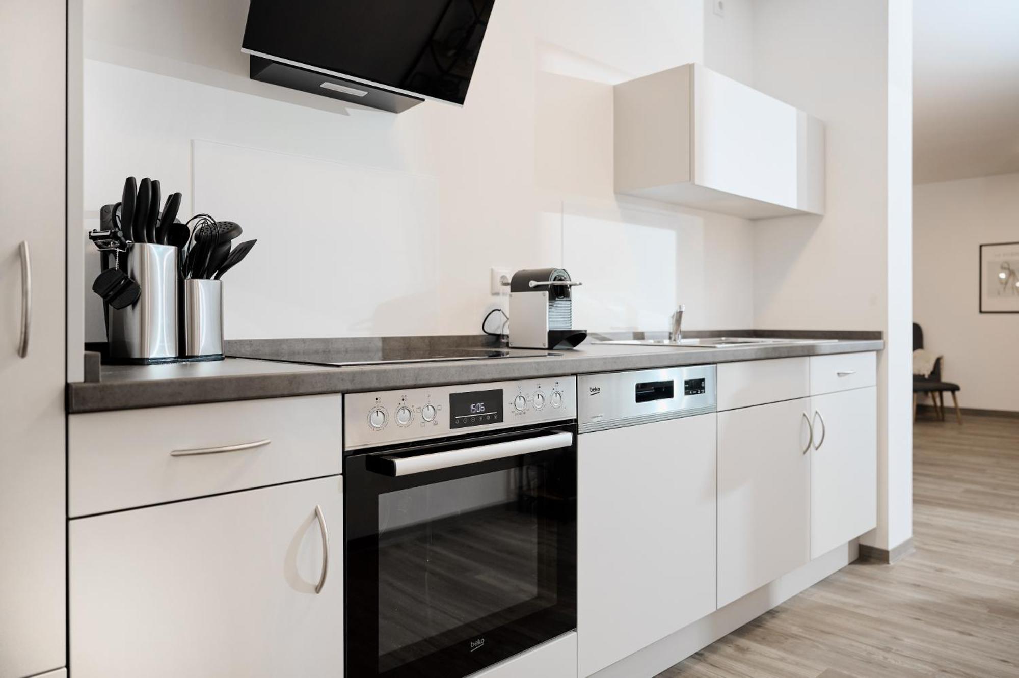 Moderne Apartments Mit Highspeed-Wlan Und Gratis-Tiefgarage Ihr Perfekter Rueckzugsort Nahe Dem Zentrum Und Der Therme I Barrierearm Bad Kissingen Exterior foto