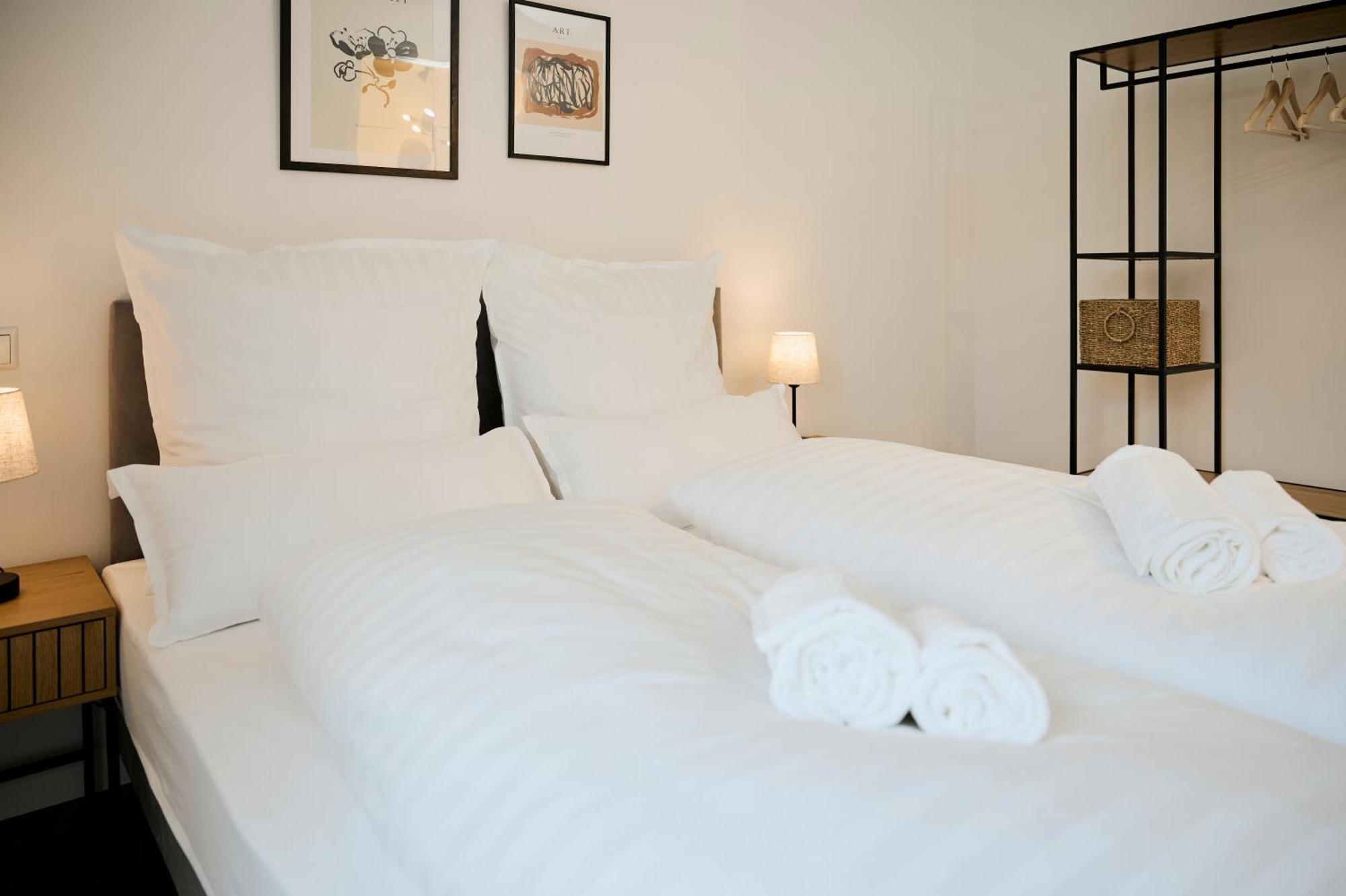 Moderne Apartments Mit Highspeed-Wlan Und Gratis-Tiefgarage Ihr Perfekter Rueckzugsort Nahe Dem Zentrum Und Der Therme I Barrierearm Bad Kissingen Exterior foto