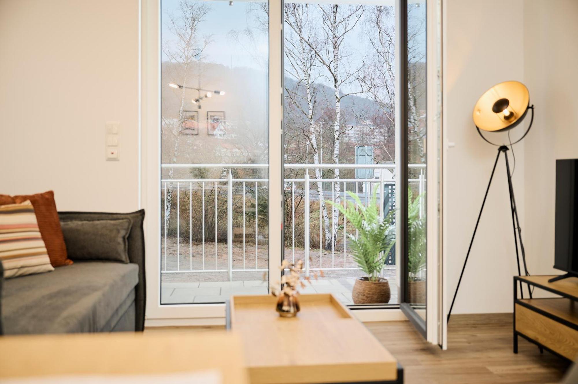 Moderne Apartments Mit Highspeed-Wlan Und Gratis-Tiefgarage Ihr Perfekter Rueckzugsort Nahe Dem Zentrum Und Der Therme I Barrierearm Bad Kissingen Exterior foto